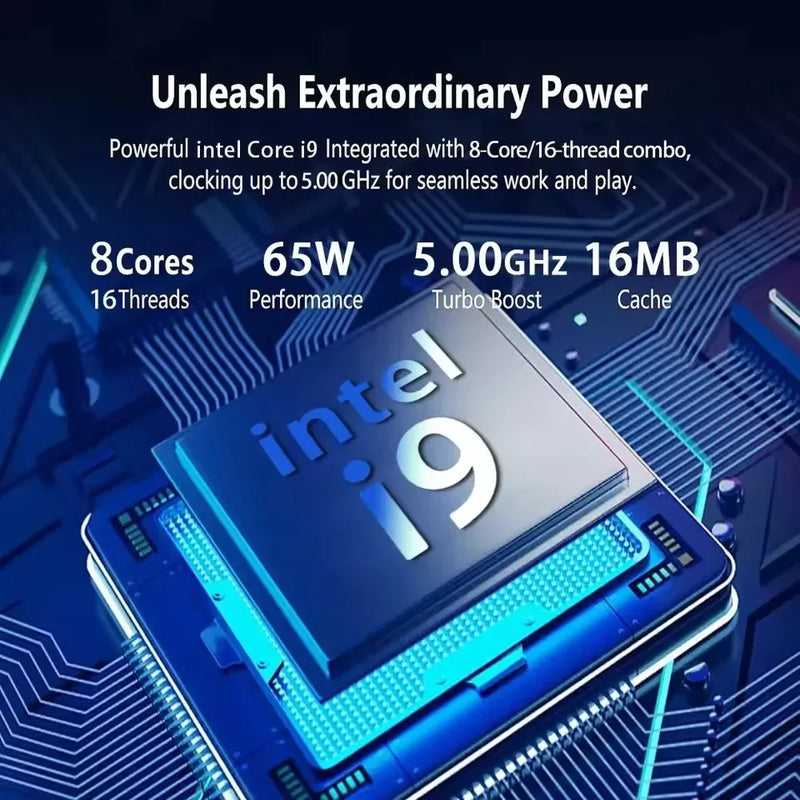 Intel Core I9 9900 Laptop Windows 11 16GB RAM 1TB SSD 4K HD Screen Portable Slim Laptops PC Gamer 15.6 inch Computer Office
