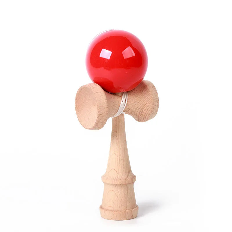 Crack Painted Kendama Toy Outdoor Fitness Balls Train Eye-hand Coordination for Children Adults Outdoor Fun Juggling Sports Ball