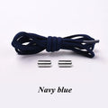 1/2/4 pairs Semicircle No Tie Shoelaces Elastic Sneakers shoelace Metal Lock Lazy Laces for Kid and Adult One size fits all shoe