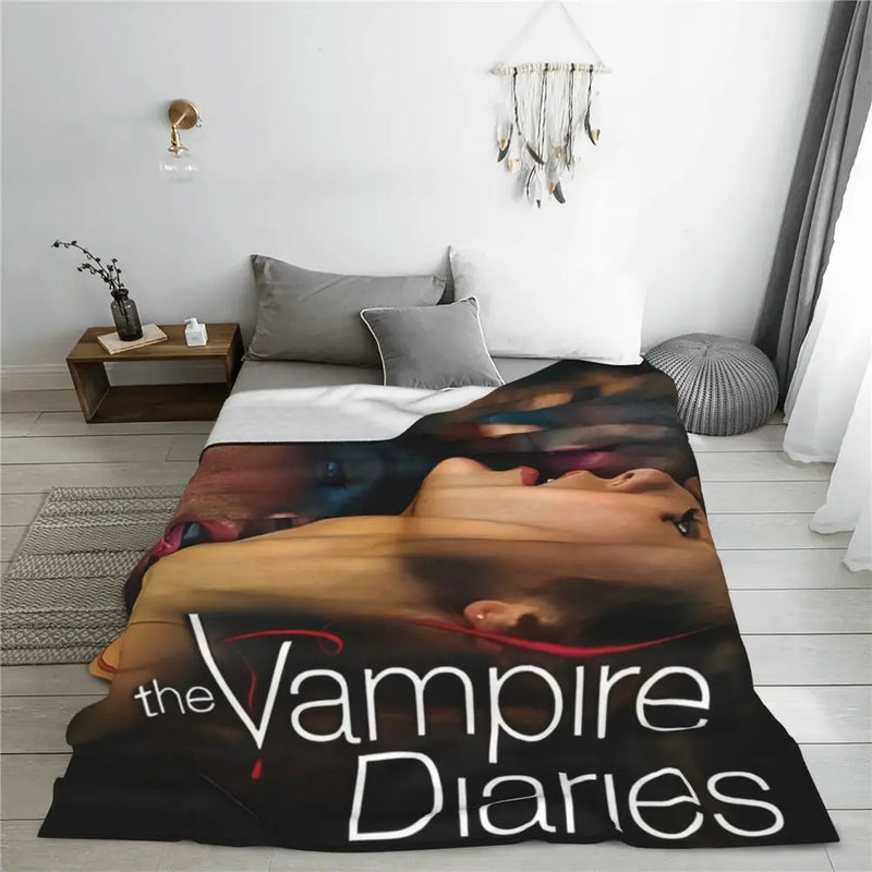 The Vampire Diaries Damon Salvatore Blanket