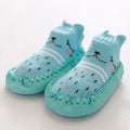 Baby Shoes Cotton Floor Socks Shoes Cartoon Cute Baby First Walkers Toddler Shoes Girl Boys Kids Soft  PU Sole Shoe Anti-slip