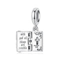 WOSTU 925 Sterling Silver Animal Cat Charm Pendant Heart Family Ladybug Bee Beads Fit Original Bracelet DIY Jewelry For Women