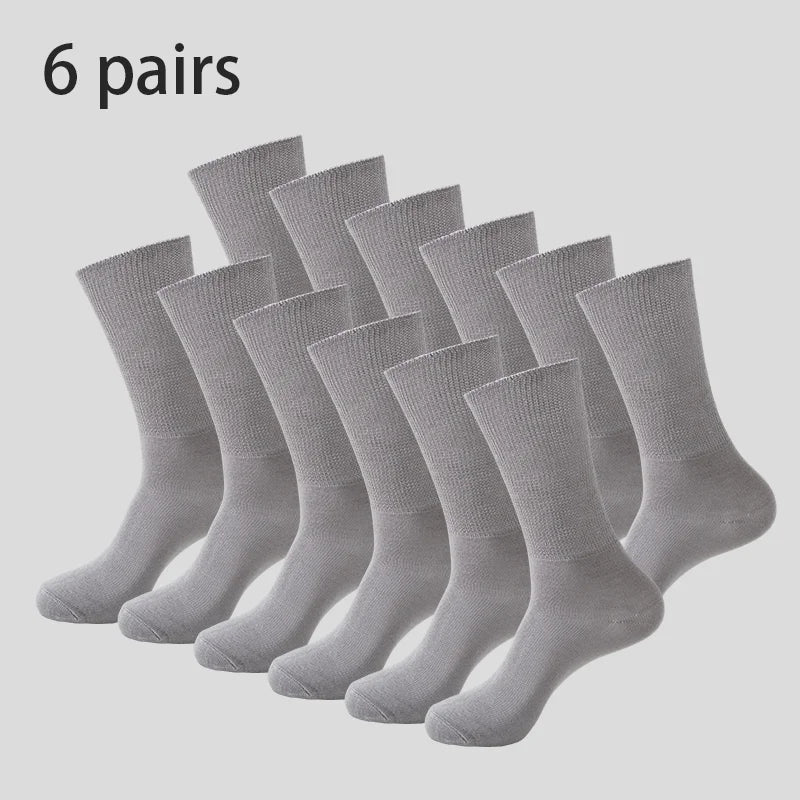 6Pairs Comfortable and Supportive Diabetic Socks for Men | SAMAG