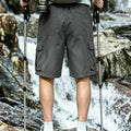 Men's Side Pocket Label Cargo Casual Shorts Outdoor | SAMAG
