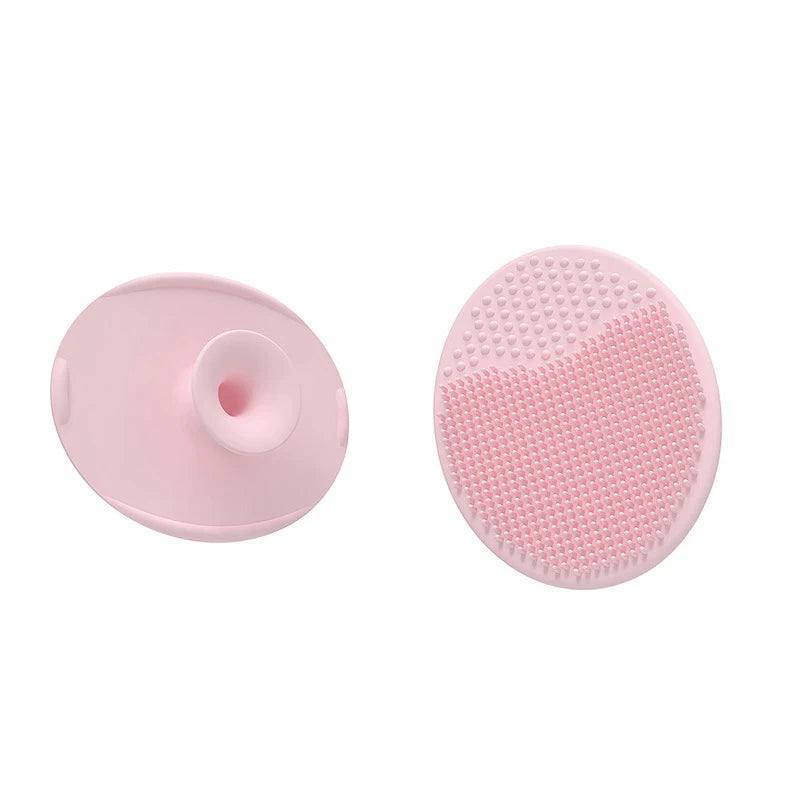 .Silicone Shampoo Brush For Baby Infant Bathing Soft Silicone Kids Children Shower Brush Head Hair Washing Massage Bath Brushes.