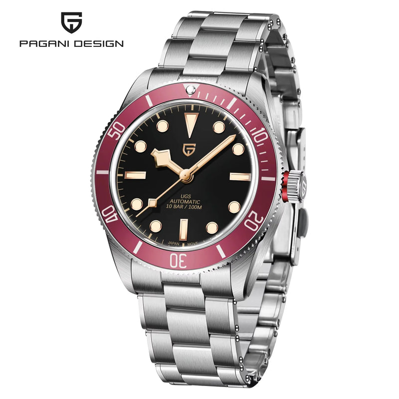 2025 New PAGANI DESIGN Retro Men's Watches NH35 Automatic Watch For Man Mechanical Wristwatch Luxury AR Sapphire Luminous Clock