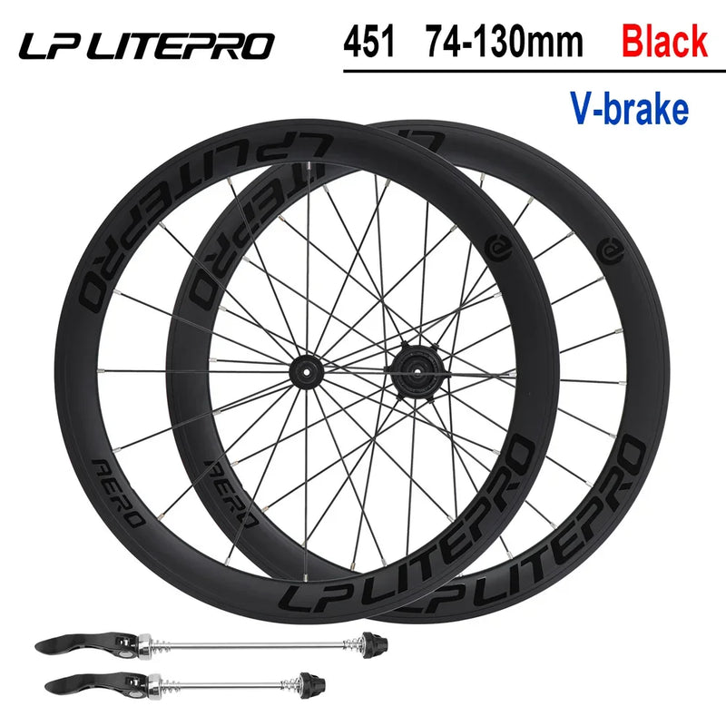 LP LITEPRO AERO Folding Bike Wheel Sets, 20 - inch 406/451 - View 18 | SAMAG