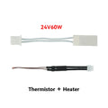 For Elegoo Centauri Carbon Ceramic Heating Tube Thermistor 24V 60W Hotend Silicone Sock Cover 3D Printer Parts Accessories