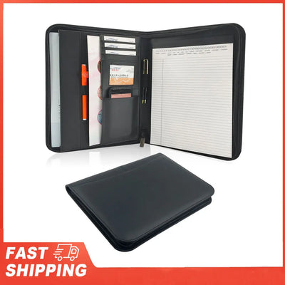 Bisofice Zippered Business Padfolio A4 PU Leather | SAMAG