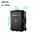 Selens Photography Toolbox Trolley Hard Case Professional Safety Protective Waterproof Shockproof Suitcase Safety Storage Box