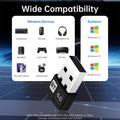 Bluetooth 5.4/6.0 USB Adapter Wireless Audio Transmitter Receiver Mini Dongle For PC Laptop Mini Driver Free Win10 Win11