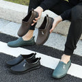 Wear-resistant Male Shoes Waterproof and Non-slip Rubber Fashion Pvc Wide Toes Men's Rain Boots Designer Without Lacing New Gum