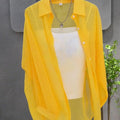 New 2026 Women's Ultra-Smooth Loose Sun Protection Shirt Pearl Silk Ice Sensation Open Cardigan Outerwear Summer Fashion
