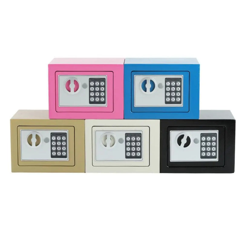 Anti - Theft Piggy Bank Key Lock Password Small Digital Safe Box Compact with Coin Slot Combination Security - View 3 | SAMAG