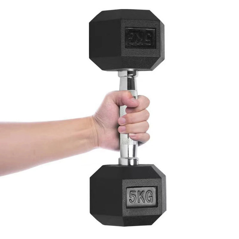 Adjustable Painted Dumbbell Barbell 5kg Set Combination | SAMAG