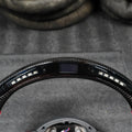 Carbon Fiber LED Car Steering Wheel Kit Suitable For Audi A3 A6 A7 S6 2012 2013 2014 2015 2016 Models Perforated Leather