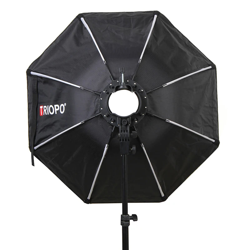 Triopo 90cm Universal Outdoor Umbrella Octagon Softbox w Honeycomb Grid Speedlite Photo Soft Box for Godox V1 AD200 Yongnuo 560