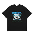 Style RHUDE Men's Casual Shorts Hip Hop Elastic Waist | SAMAG