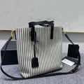 Handbag Texture Luxury Soft Leather Designer Large Capacity Tote Women Bag With Hanging Accessories Shoulder Bag