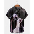 Summer Men's Hawaiian Shirt Movie Figures Horror Vintage | SAMAG