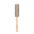 1Pcs Wood Handle Round Rolling Brush Straight Twill Hair Comb Boar Bristle Round Barrel Hair Curling Brush Hairdressing Tool