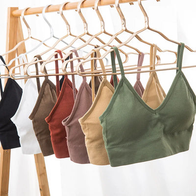 Kit 4 Women Seamless Bra Set, Sexy Beautiful Back Cotton | SAMAG