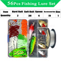 Fishing Lure Kit Soft and Hard Bait Set Gear Layer Minnow | SAMAG