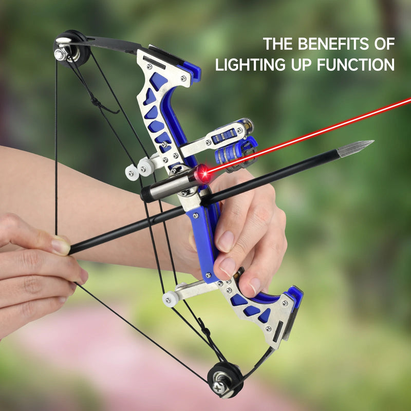 Laser Metal Pulley Bow Aiming Compound and Arrow | SAMAG