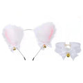 Beautiful Masquerade Halloween Cat Ears Cosplay Cat Ear Party Costume Bow Tie Bell Headwear Headband Hair Accessories