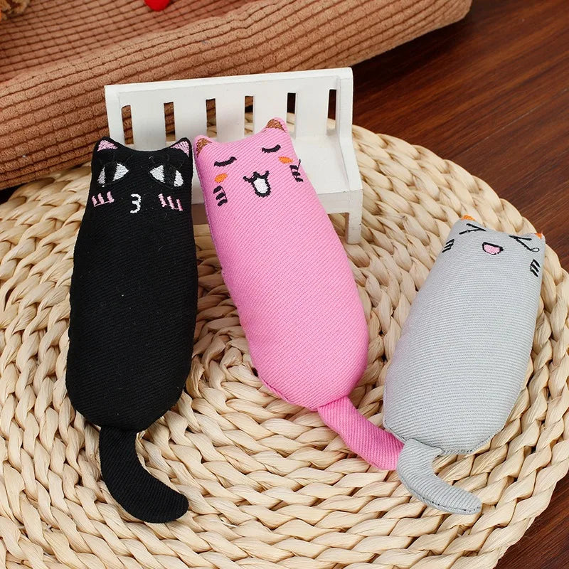 Pet newest plush toy cat toy rustling sound cat toy cat products toy kitten teeth grinding toys resistant to bite