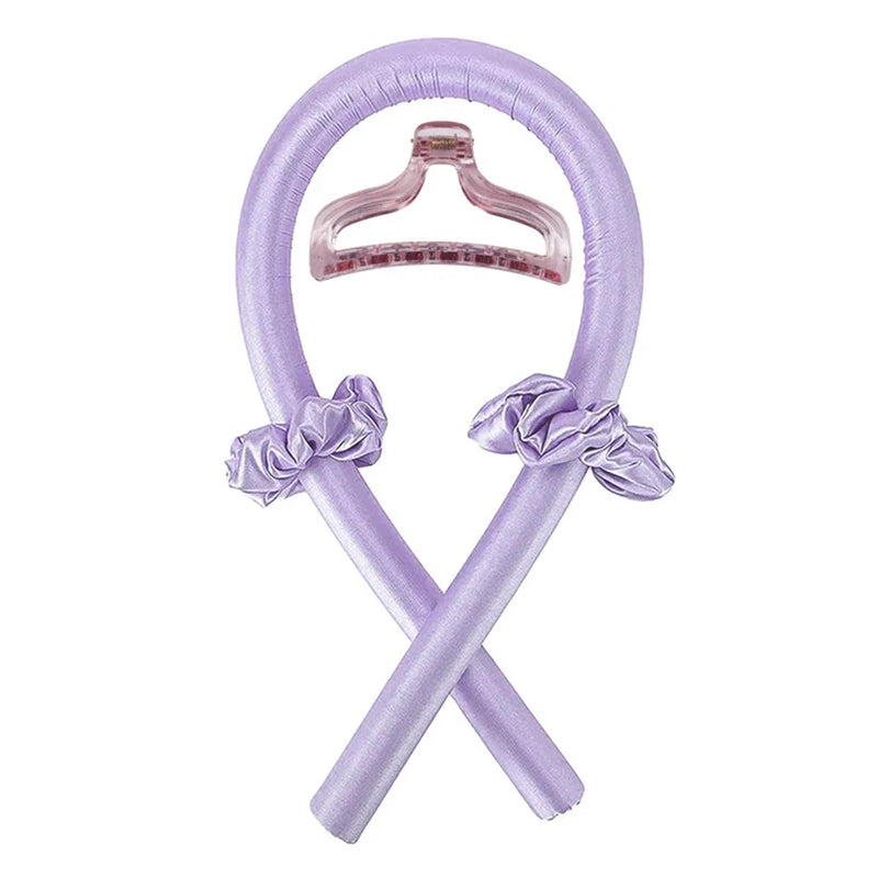 4/12Pcs Styling Kit Heatless Silk Curler with Sleeping Mask Shower Cap for Women and Girls Beauty Kit Travel Hair Styling Tools