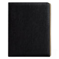 New A4 multi-function business zipper bag, 4-ring binder + writing pad + storage bag, pleated texture PU  leather cover