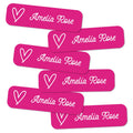 132 Personalized Name Stickers for Kids, Custom Waterproof Name Labels for Bottles, Lunch Boxes, School Supplies