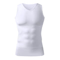 Men's V Neck Shapewear Compression Sleeveless Vest Breathable Slim Fit Undershirt for Running Fitness Daily Casual Summer Wear