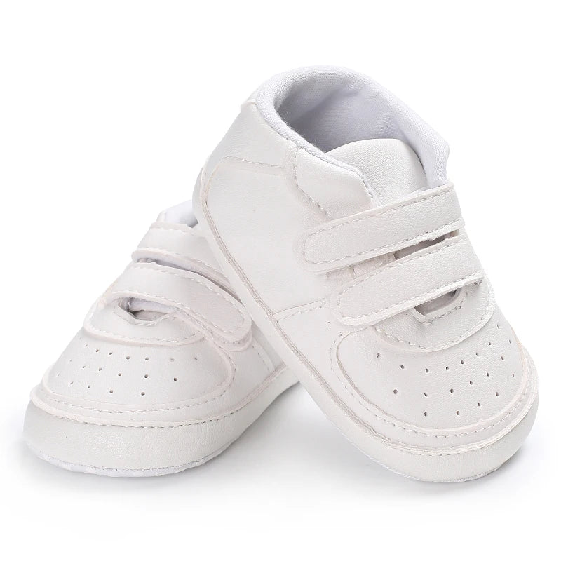 0-18M Classic Fashion Infant Casual Sneakers Soft Sole Baptism Comfortable First Walking Shoes For Baby Boys Girls
