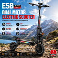 E5B High Speed Electric Scooter 3000W×2 Dual Motor 60V 35Ah Lithium Battery 150KG Load Color LCD Dual Drive Mode