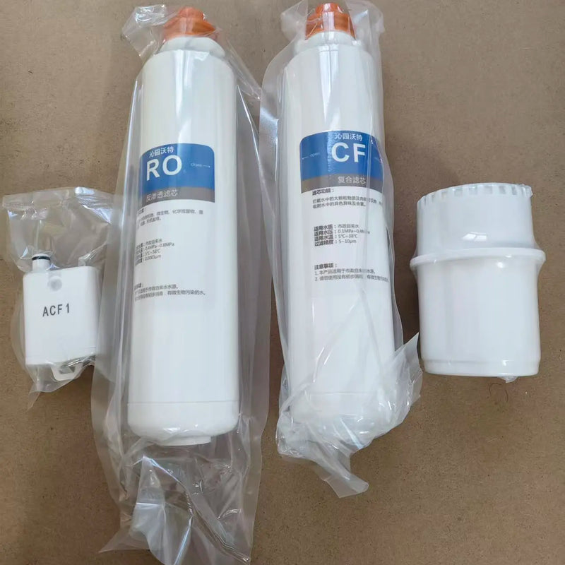 Water Purifier Filter Element B02/B04/B08/B05T02 Filter Element One Set PP+Sintered Activated Carbon+RO+ACF Filter Element