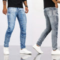 Jeans Men's Small Straight Leg Denim Design Pants | SAMAG