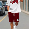 The summer new men's set features street fashion casual comfort softness breathability and 3D digital - View 5 | SAMAG