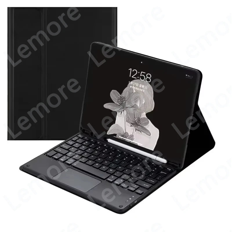 Tablets Case with Keyboard for iPad 11th Case A16 11 inch 2025 Touchpad Keyboard for iPad 11th Generation Stand Cover Funda