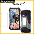 World premiere】Unihertz by 8849 TANK X Rugged Phone 5G Android 15 Built-in 1080P 220 lumen Projection 17600mah Battery 32+512GB
