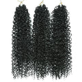 14"Curly Passion Twist Crochet Hair Synthetic Yanky Twist Braiding Hair Extensions Pre-twisted Pre-Looped Senegalese Twist Hair
