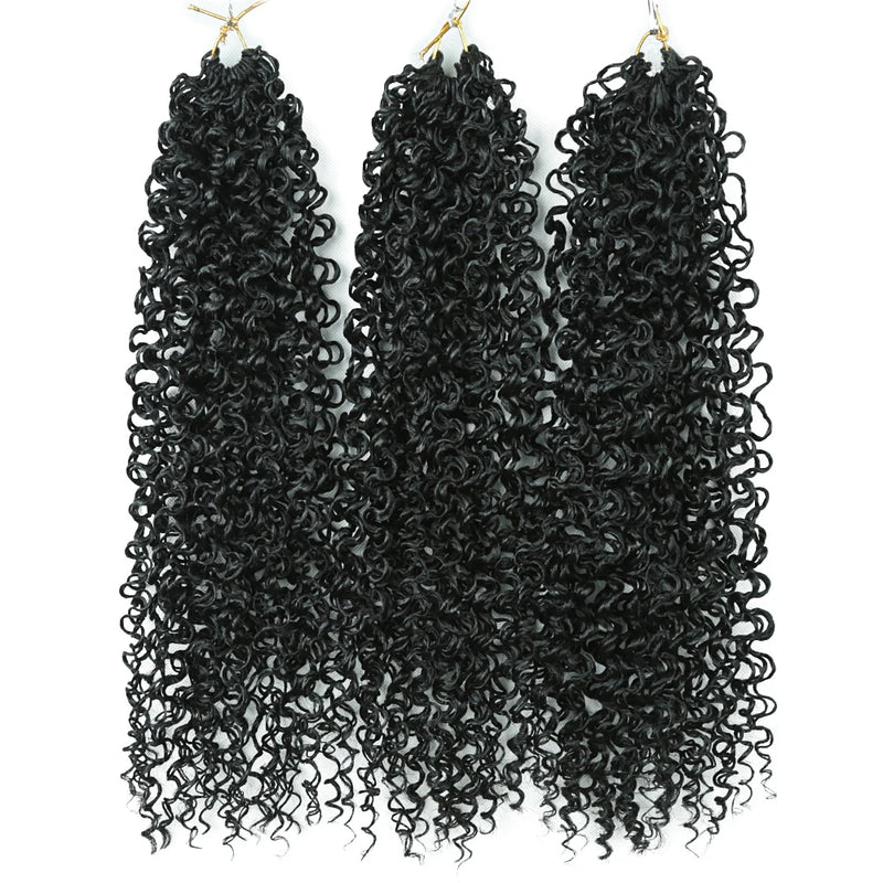 14"Curly Passion Twist Crochet Hair Synthetic Yanky Twist Braiding Hair Extensions Pre-twisted Pre-Looped Senegalese Twist Hair