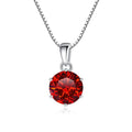 1Carat Genuine Moissanite Pendant Necklace for Women Top-Quality 925 Sterling Silver High End Jewelry Ideal for Weddings Parties