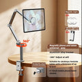 Tablet Desk Mount Stand,360° Rotating Adjustable Metal Arms Foldable, Sturdy Bed Mount for 4.7-13.5 Inch  iPad and Android
