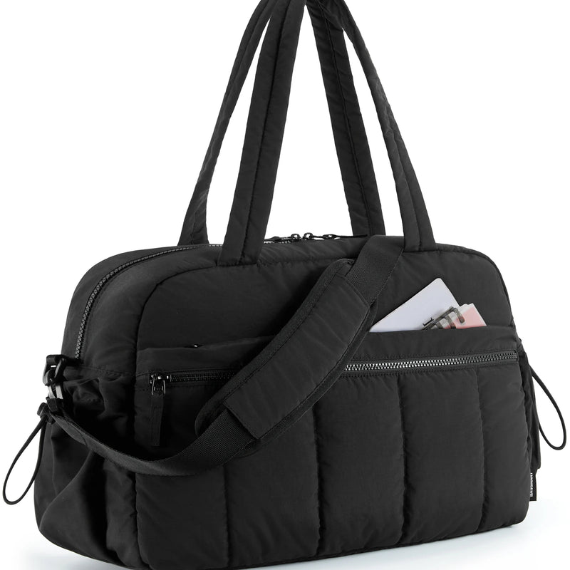 BAGSMART Travel Duffel Bag Gym Bag for Women with Wet Pocket Carry on Weekender Shoulder Boston bag Waterproof Beach bags