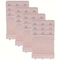 4 Pieces 3-Hook Bra Strap Extender; Comfortable and Adjustable Bra Strap Clip; Lingerie Accessory for Women