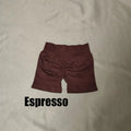 DF L0G0 Women Impact High Waist Seamless Hip Lifting Shorts Elastic Breathable Fitness Yoga Running Workout Shorts