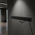Fitness Mat Storage Rack Metal Shelf with Hooks Heavy - Duty Sturdy for Yogis, Home Gym, Workout Room - View 2 | SAMAG