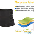 1pc Waist Trainer Slimming Body Shaper Fitness Belt Weight Loss Fat Burning Sport Girdle Sweat Trimmer Workout Cincher Shapewear